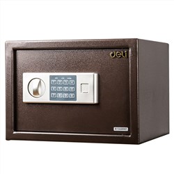 得力33116保管箱保險柜系列 電子密碼鎖 家用辦公床頭柜保險箱系列