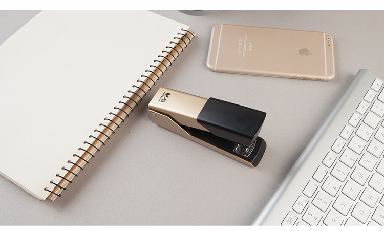 晨光(m&g)abs92776 双钉道10号12号金属订书机订书器金色